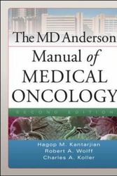 Cover Art for 9780071701068, The M.D. Anderson Manual of Medical Oncology by Hagop Kantarjian, Robert Wolff