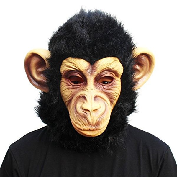 Cover Art for 0714046365718, CreepyParty Halloween Costume Party Latex Animal Monkey Gorilla Chimpanzee Mask by Unknown