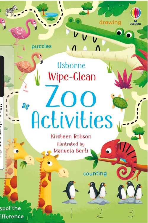 Cover Art for 9781805070191, Wipe-Clean Zoo Activities by Manuela Berti