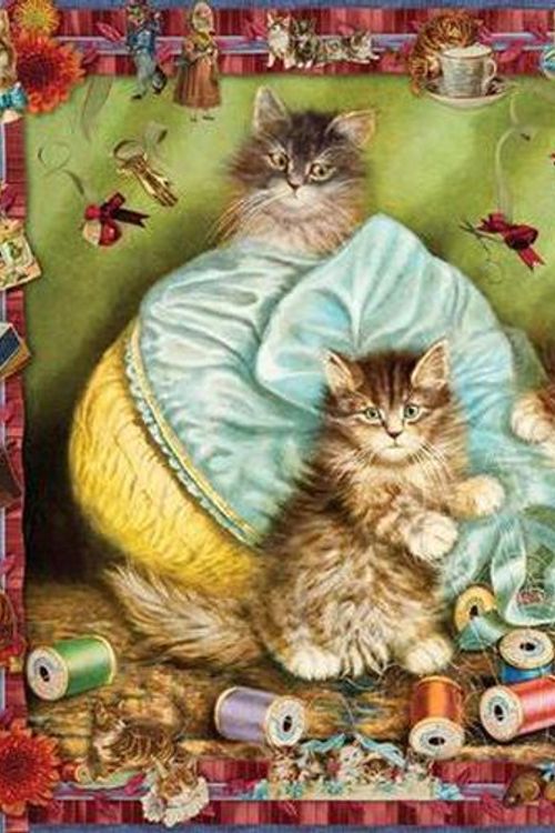 Cover Art for 9781523523733, Cynthia Hart's Victoriana Cats: Sewing with Kittens 1,000-Piece Puzzle by Cynthia Hart