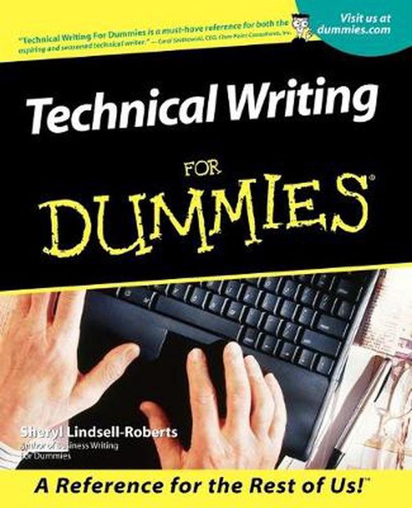 Cover Art for 9780764553080, Technical Writing for Dummies. by Sheryl Lindsell-Roberts