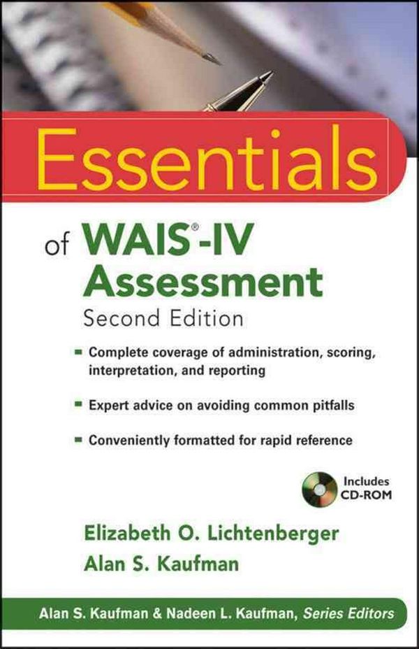 Cover Art for 9781118271889, Essentials of WAIS-IV Assessment by Elizabeth O. Lichtenberger, Alan S. Kaufman