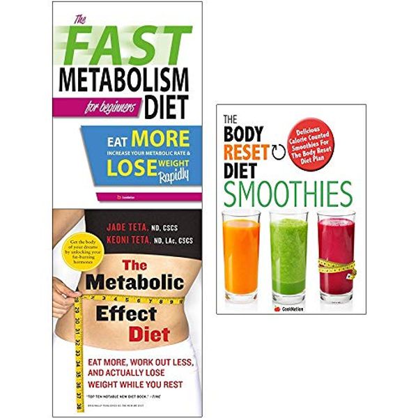 Cover Art for 9789123712748, Body reset smoothies and metabolic effect and fast diet 3 books collection set by Jade Teta, Keoni Teta, Cooknation