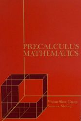 Cover Art for 9780030776700, Precalculus Mathematics by Vivian Groza