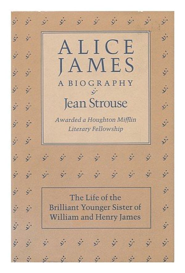 Cover Art for 9780002721875, Alice James by Jean Strouse