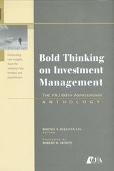 Cover Art for 9781932495324, Bold Thinking on Investment Management: The FAJ 60th Anniversary Anthology by David Charles Harvey