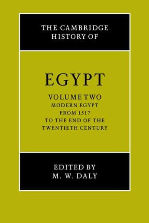 Cover Art for 9780521068840, The Cambridge History of Egypt: Vol. 2 by M.W. Daly