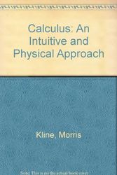 Cover Art for B01MZ3QYDY, Calculus: An Intuitive and Physical Approach by Morris Kline (1977-01-19) by Morris Kline