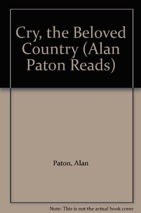 Cover Art for 9780898455533, Cry, the Beloved Country by Alan Paton