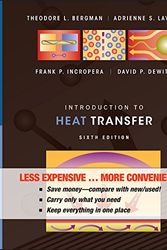 Cover Art for 9780470917862, Introduction to Heat Transfer, Sixth Edition Binder Ready Version by Frank P. Incropera