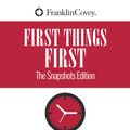 Cover Art for 9781633532212, First Things First by Stephen R. Covey