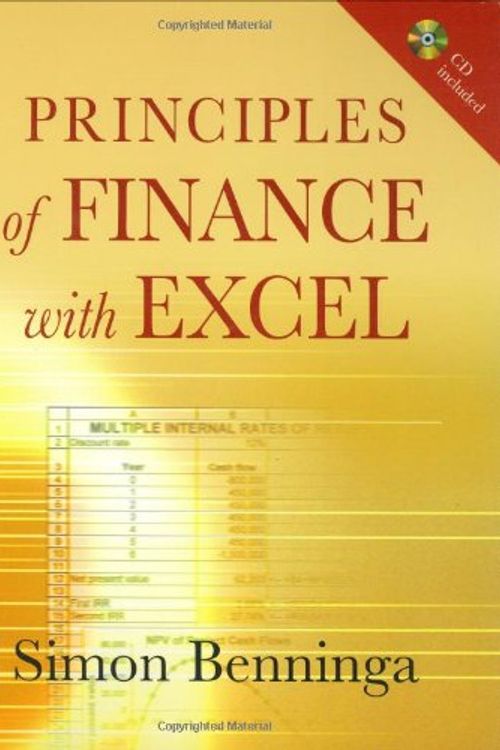 Cover Art for 9780195301502, Principles of Finance with Excel by Simon Benninga