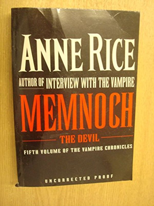 Cover Art for 9780345404992, Memnoch the Devil by Anne Rice