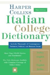 Cover Art for 9780060749088, Collins Italian College Dictionary, 3rd Edition by HarperCollins Publishers