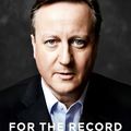 Cover Art for 9780062687852, For the Record by David Cameron