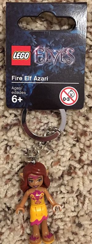 Cover Art for 0673419252881, Elves Azari the Fire Elf Key Chain Set 853560 by LEGO