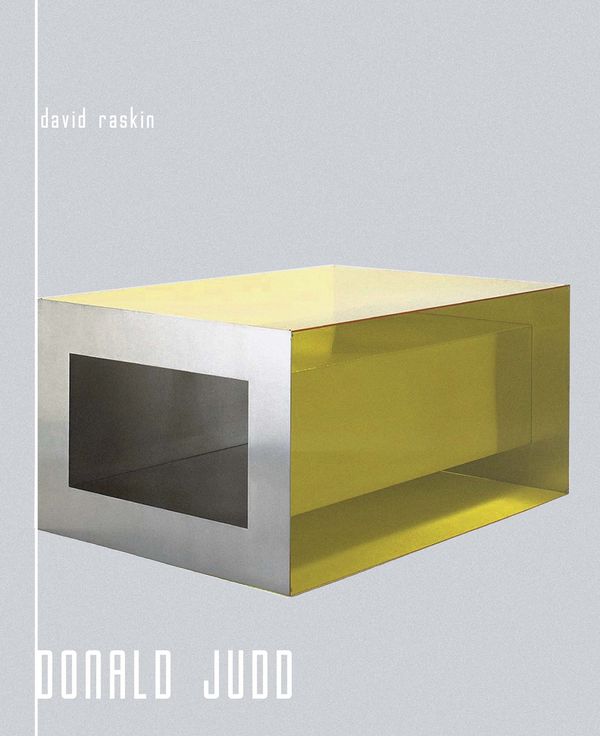 Cover Art for 9780300228687, Donald Judd by David Raskin