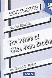 Cover Art for 9780948877148, Muriel Spark’s Prime of Miss Jean Brodie by David S. Robb