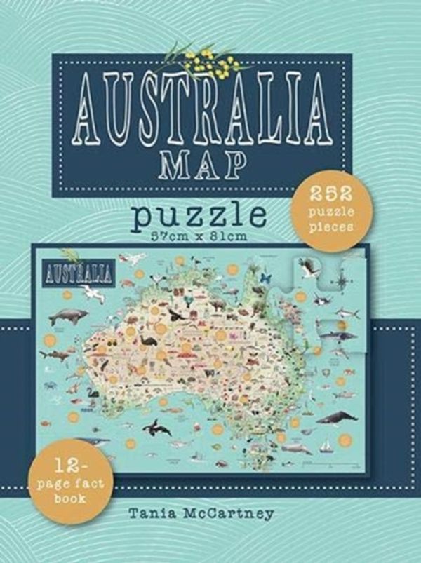 Cover Art for 9781741176704, Australia Map Puzzle: Includes book & 250 piece puzzle by Tania McCartney