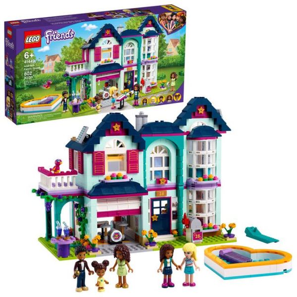 Cover Art for 0673419341905, LEGO Friends Andrea's Family House 41449 Building Kit; Mini-Doll Playset is Great Gift for Creative 6-Year-Old Kids, New 2021 (802 Pieces) by Unknown