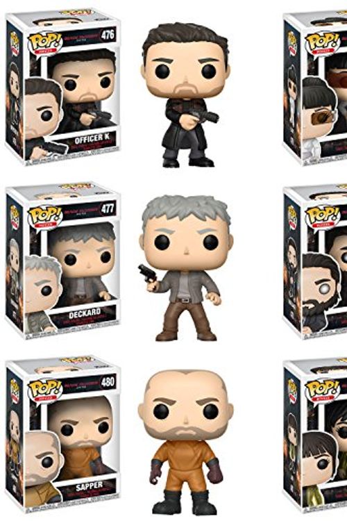 Cover Art for 0627100003894, Funko Pop Movies Blade Runner 2049 Officer K, Deckard, Wallace, Luv, Sapper, Joy Vinyl Figues SET by Funko