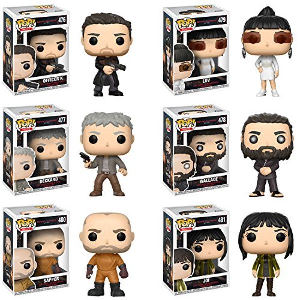 Cover Art for 0627100003894, Funko Pop Movies Blade Runner 2049 Officer K, Deckard, Wallace, Luv, Sapper, Joy Vinyl Figues SET by Funko