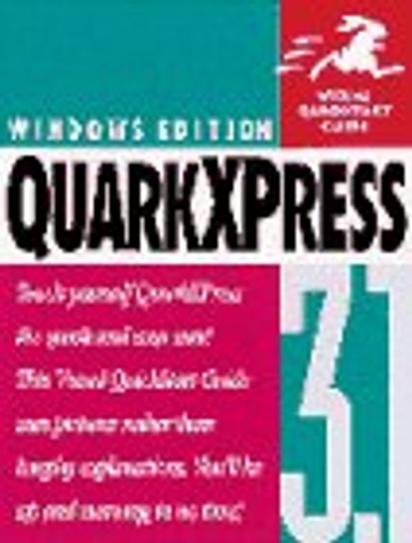 Cover Art for 9781566090407, Quarkxpress for Windows (Visual QuickStart Guide) by Elaine Weinmann