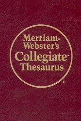 Cover Art for 9780877791706, Merriam-Webster's Collegiate Thesaurus by Merriam-Webster