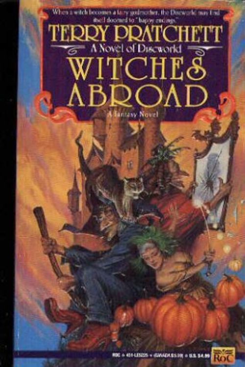 Cover Art for B000HBV24K, WITCHES ABROAD by Terry Pratchett