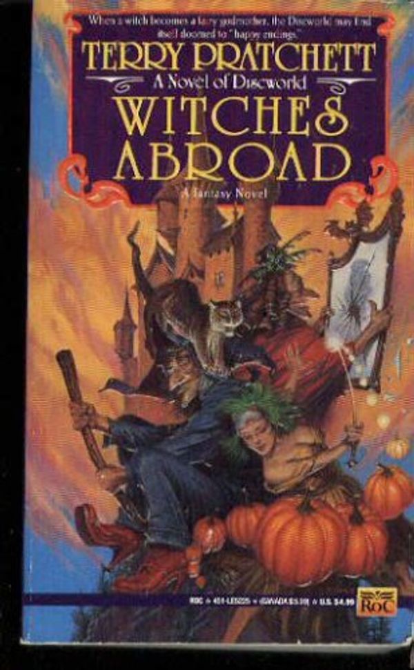 Cover Art for B000HBV24K, WITCHES ABROAD by Terry Pratchett