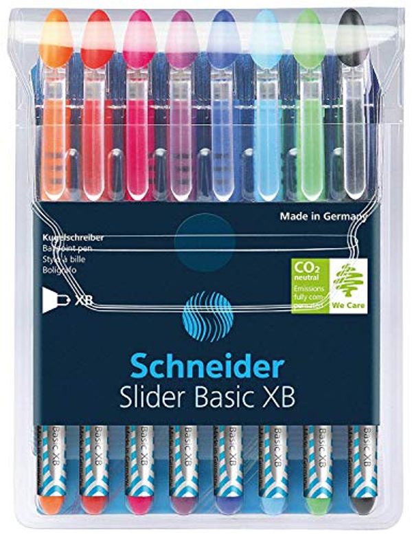 Cover Art for 0004675054788, Schneider Slider Basic XB Ballpoint Pen, Set of 8, Assorted Colors (151298) by 