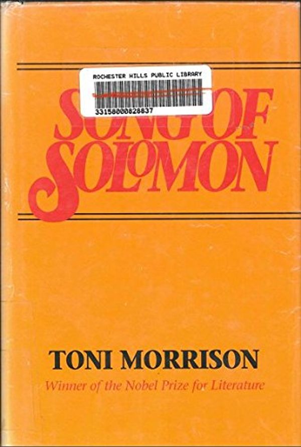 Cover Art for 9780792719366, Song of Solomon (Curley Large Print Books) by Toni Morrison