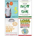 Cover Art for 9789123950850, Feel Better In 5, How Not To Die, The Body Reset Diet, The Diet Bible 4 Books Collection Set by Dr. Rangan Chatterjee, Michael Greger, Gene Stone, Harley Pasternak, Iota