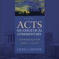 Cover Art for 9780801048364, Acts: An Exegetical Commentary, Volume I by Craig S. Keener