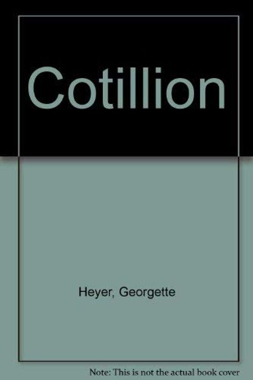 Cover Art for 9780899661278, Cotillion by Georgette Heyer