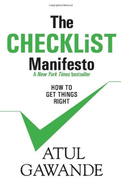 Cover Art for 9780670084401, The Checklist Manifesto by Atul Gawande