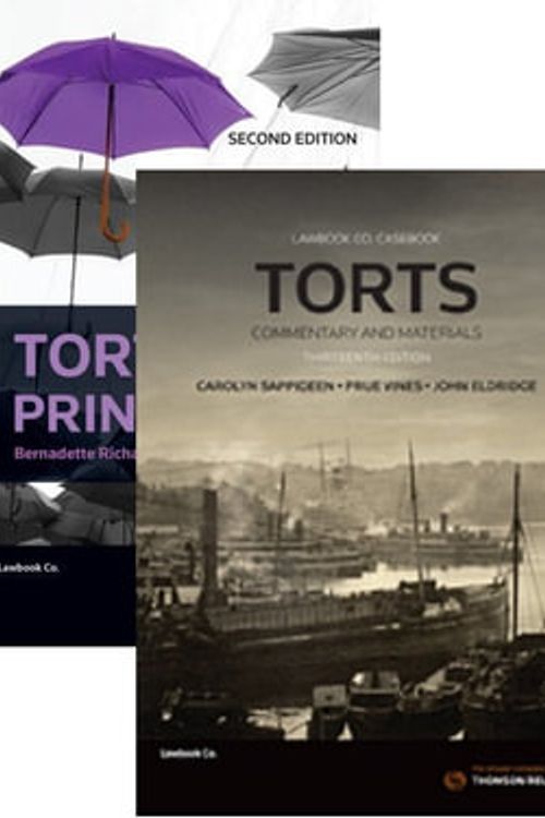 Cover Art for 9780455245942, Torts: Commentary & Materials 13th Edition/Tort Law Principles 2nd Edition by Carolyn Sappideen, Prue Vines, John Eldridge, Bernadette Richards, Melissa De Zwart