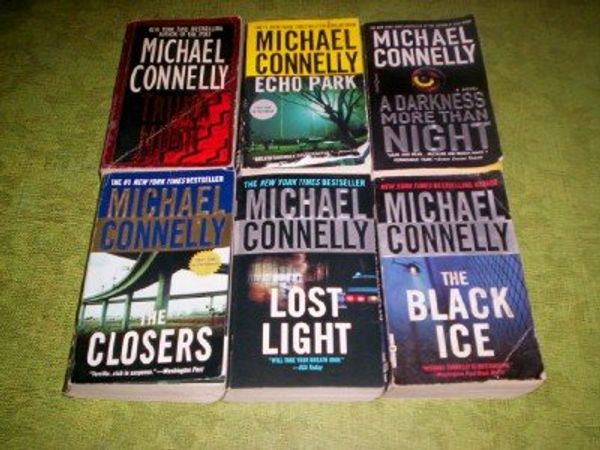 Cover Art for B007LO6W64, Michael Connelly - (Set of 6) - Not a Boxed Set (Echo Park - Trunk Music - Lost Light - A Darkness More Than Night - The Closers - The Black Ice) by Michael- Connelly