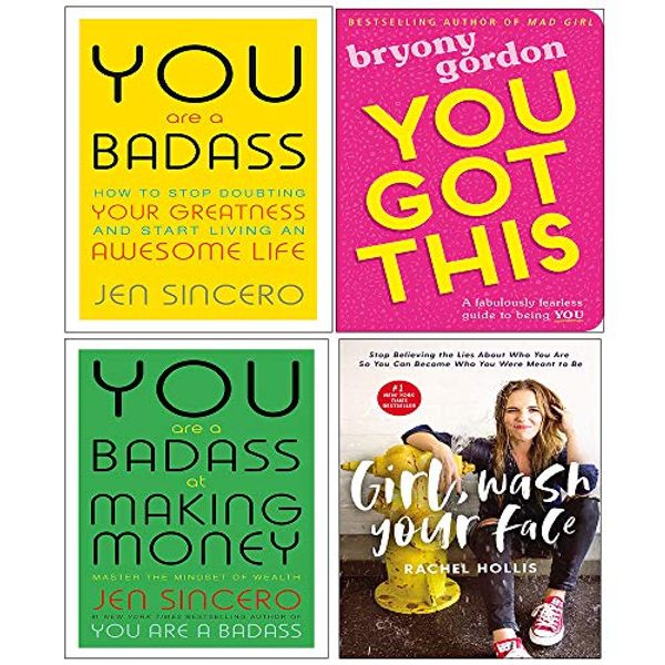 Cover Art for 9789123854752, You Got This, You Are A Badass And At Making Money, Girl Wash Your Face 4 Books Collection Set by Jen Sincero, Bryony Gordon, Rachel Hollis