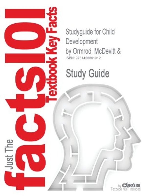 Cover Art for 9781428801912, Child Development by McDevitt and Ormrod, 2nd Edition, Cram101 Textbook Reviews, Cram101 Textbook Reviews
