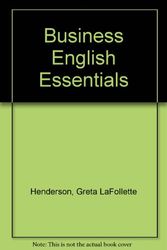 Cover Art for 9780070279841, Business English Essentials by Greta LaFollette Henderson
