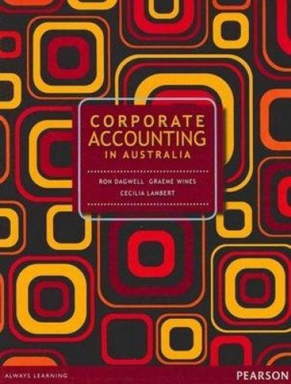 Cover Art for 9781442527164, Corporate Accounting in Australia by Ron Dagwell