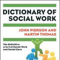 Cover Art for 9780335238811, Dictionary of Social Work by John Pierson