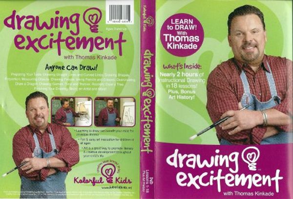 Cover Art for 0410000483695, Drawing Excitement With Thomas Kinkade [DVD] [Region 1] [US Import] [NTSC] by Unicorn Video