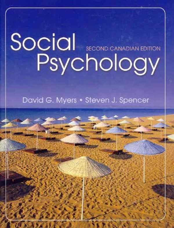 Cover Art for 9780070913974, Social Psychology by David Myers
