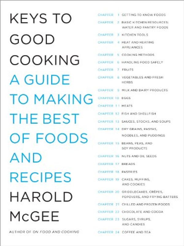 Cover Art for B0043EV57G, Keys to Good Cooking by Harold McGee