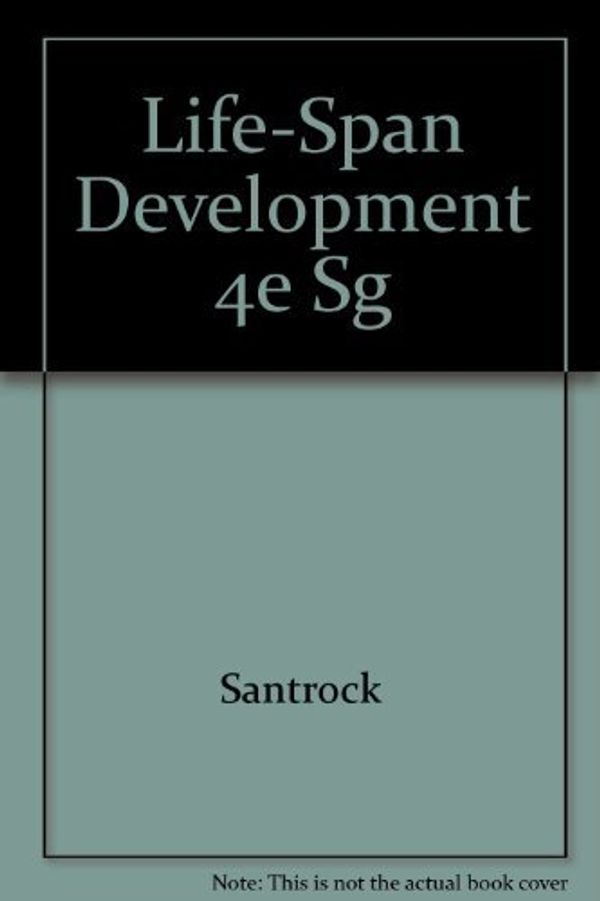 Cover Art for 9780697105196, Life-Span Development by John  W Santrock