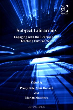 Cover Art for 9780754681519, Subject Librarians by Penny Dale