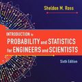 Cover Art for 9780128243466, Introduction to Probability and Statistics for Engineers and Scientists by Sheldon M. Ross