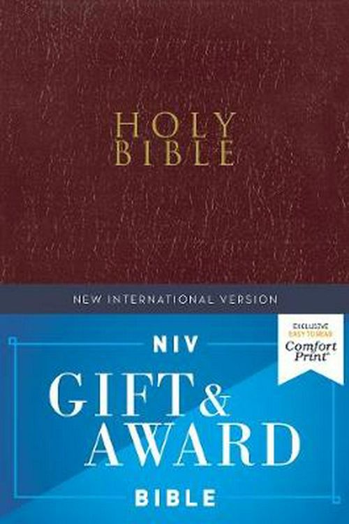 Cover Art for 9780310450368, Niv, Gift and Award Bible, Leather-Look, Burgundy, Red Letter Edition, Comfort Print by Zondervan